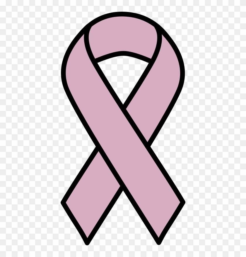 Lavender Ribbon For All Cancers - Clip Art Breast Cancer Ribbon - Png Download
