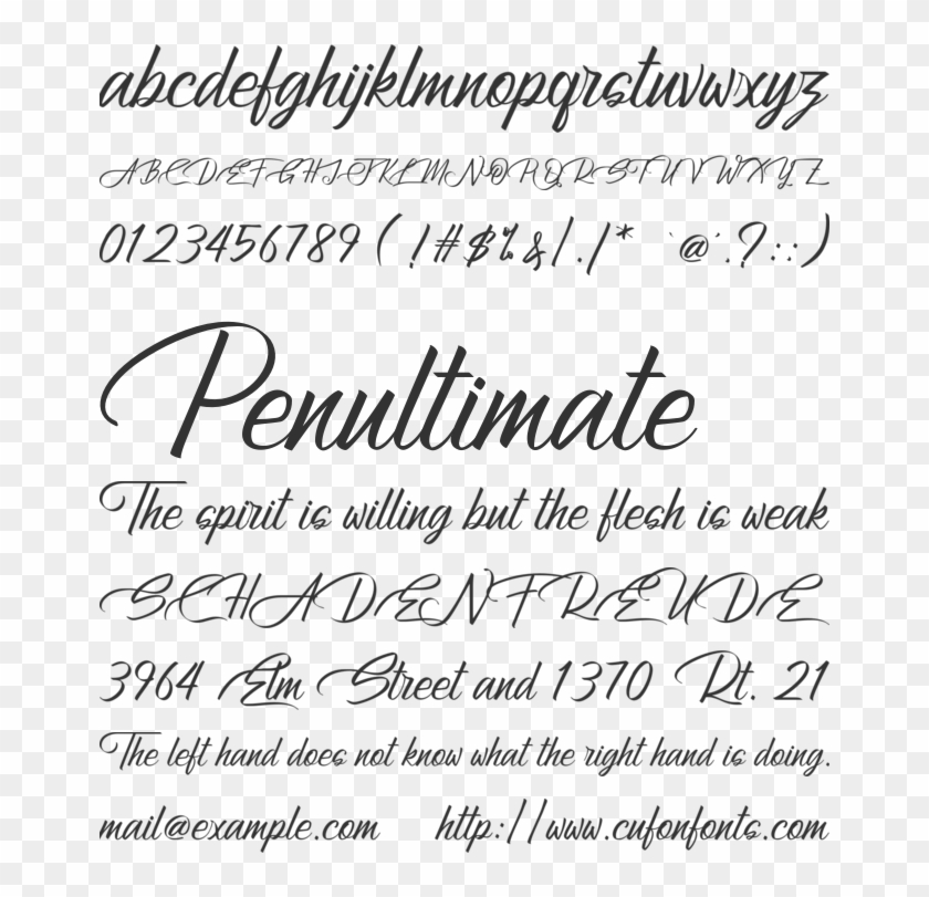 Merry Christmas Font Preview - Handwriting Clipart #3330929