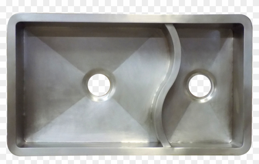 T332 Nickel Silver Double Basin Farmhouse Sink With - Kitchen Sink Clipart