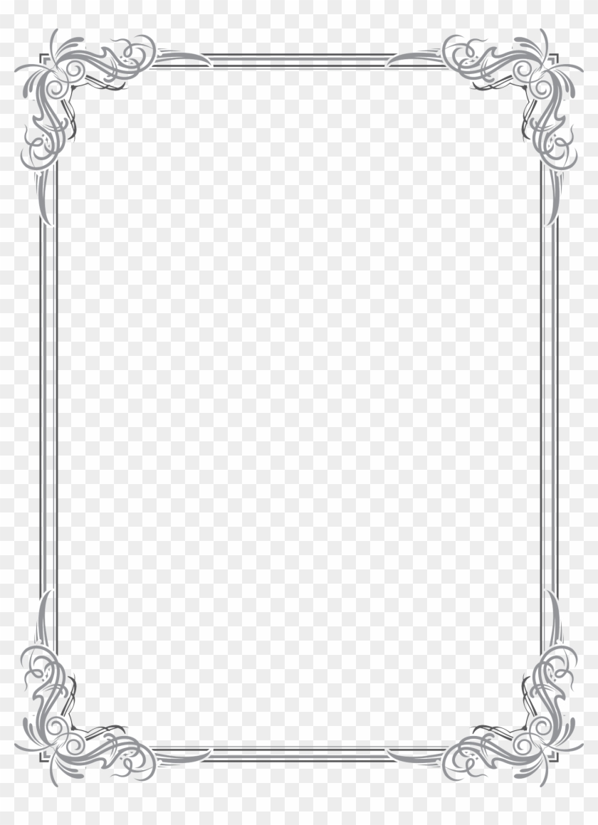 Boarders, Dividers, Framed Art, Clip Art, Arabesque, - Png Download #3331355