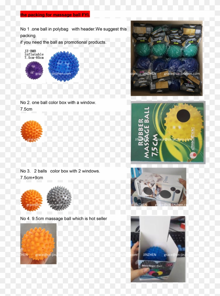 No1-686 Spiky Massage Ball Roll Shaper Massage - Circle Clipart