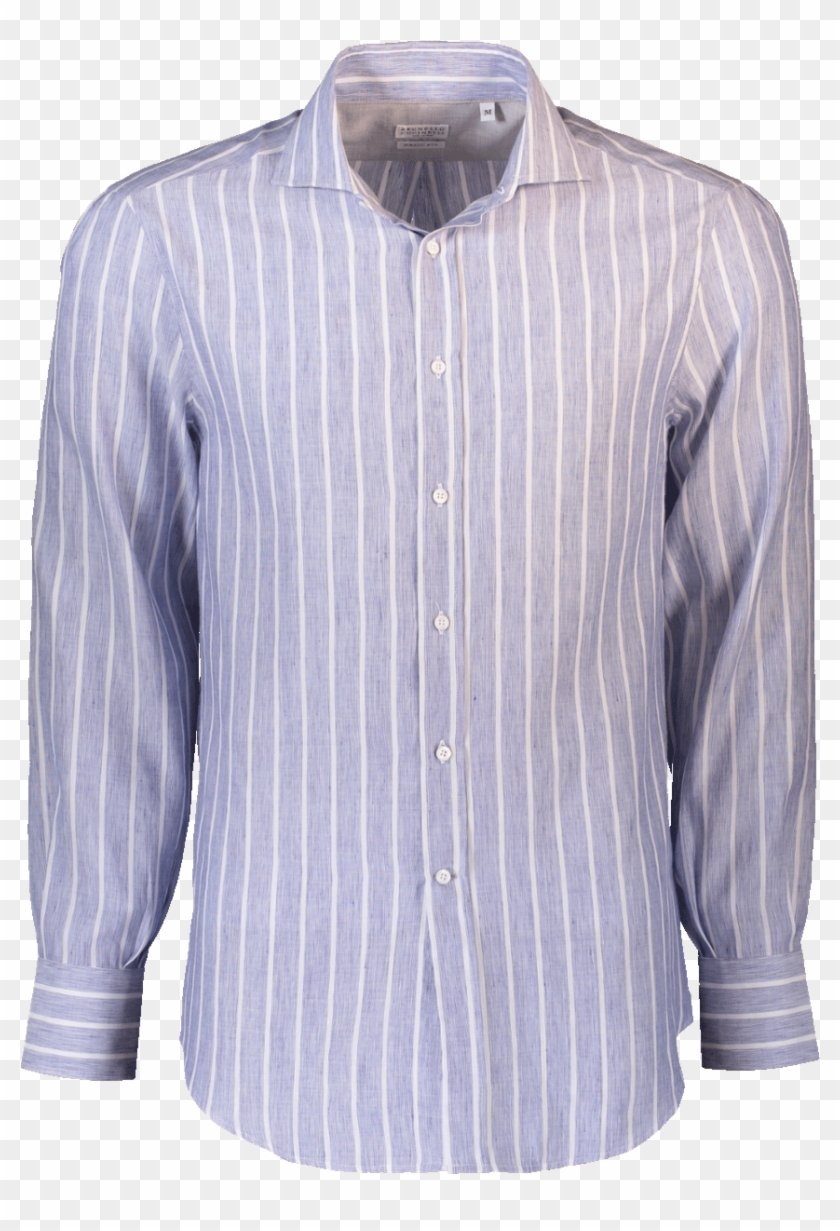 Striped Button Down Shirt - Button Clipart (#3332638) - PikPng