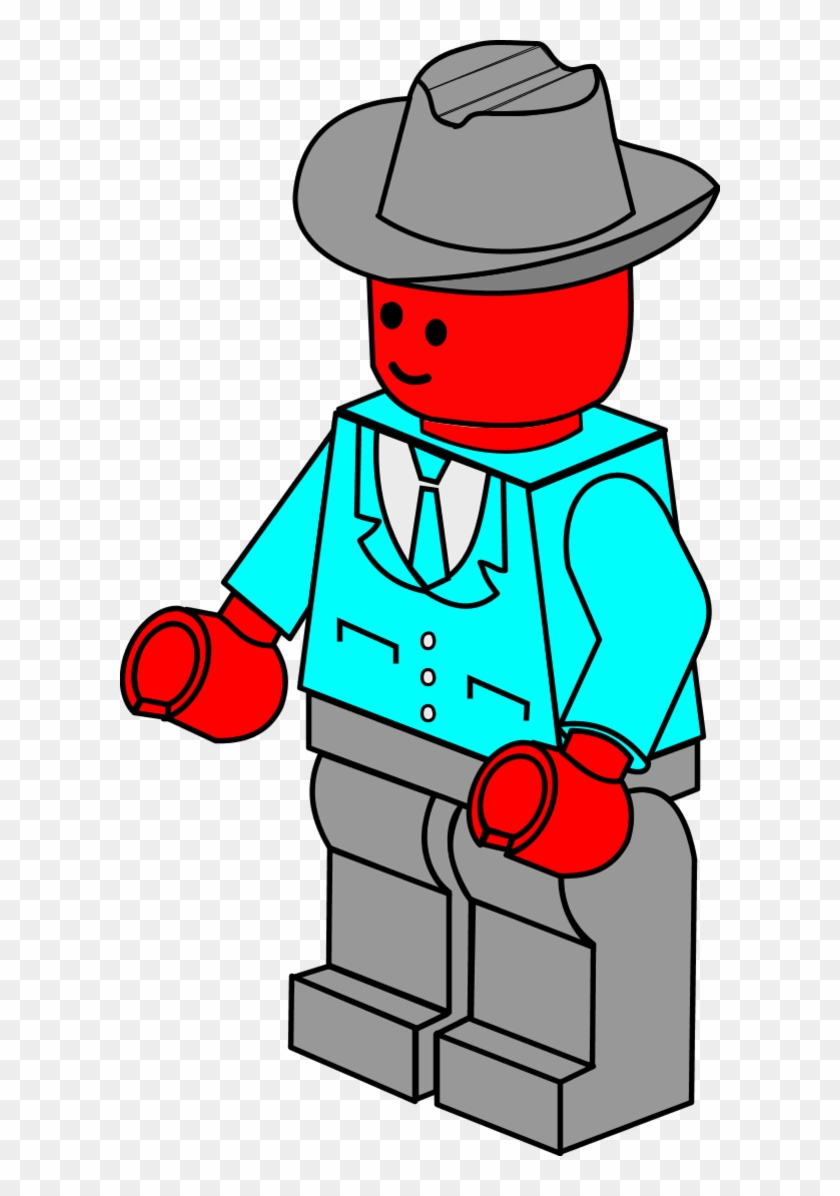 Business Man Lego Vector Clip Art - Lego Clipart - Png Download
