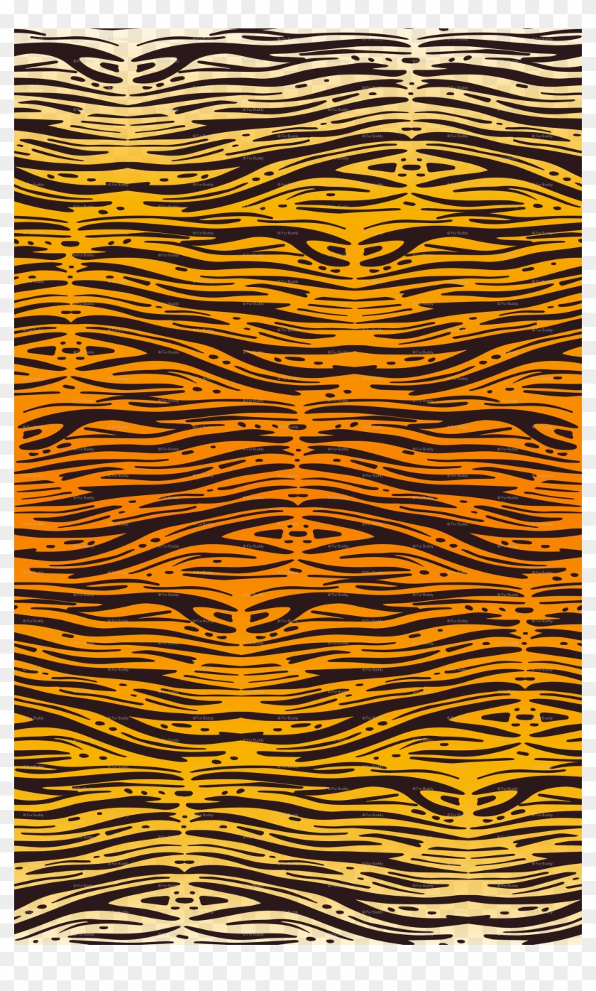 Tiger Gold Orange And Black Animal Print Champs Wallpaper - Art Clipart #3333153