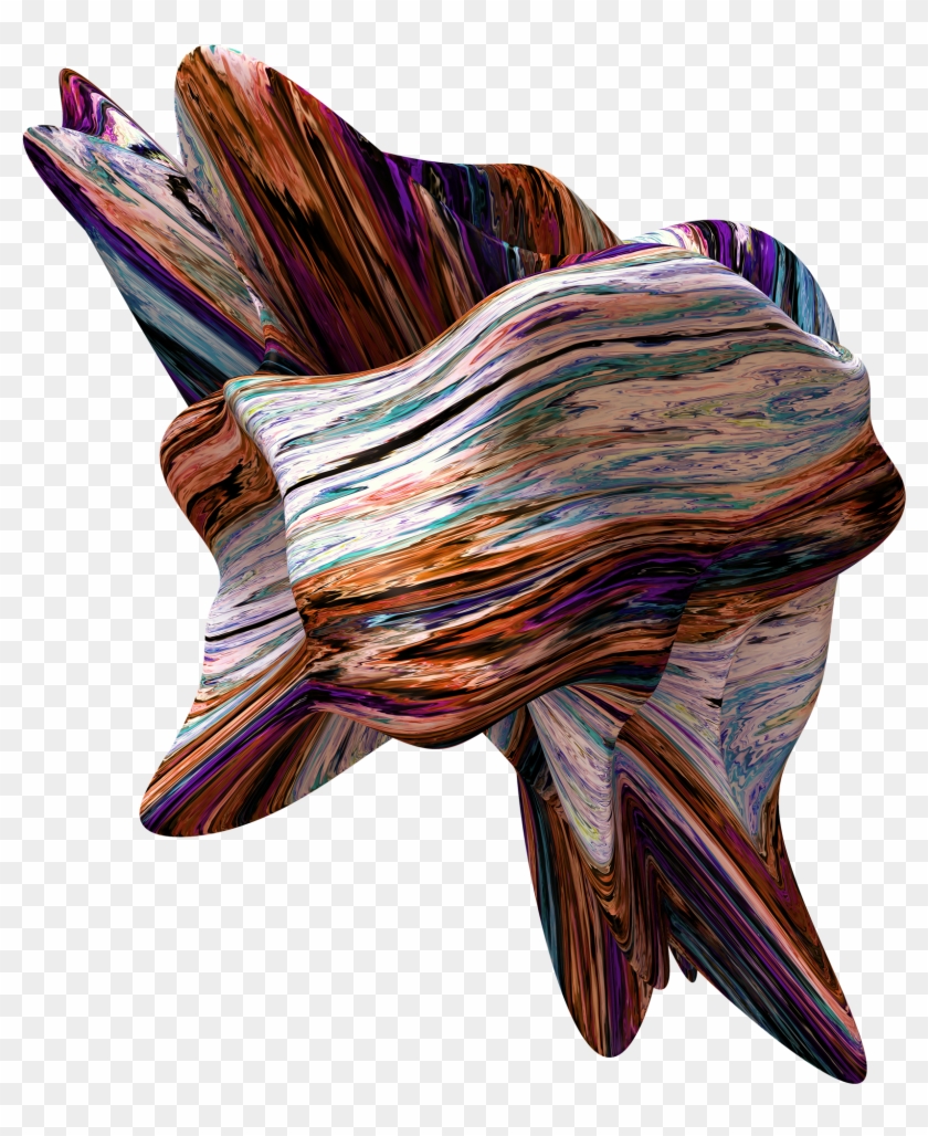 A Piece From “color Forms,” A Set Of 20 Colorful, Abstract - 3d Abstract Forms Png Clipart