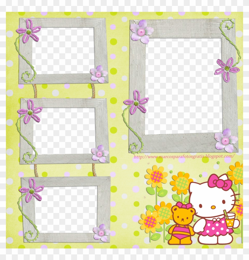 Baby Frame Hello Kitty Clipart #3333339