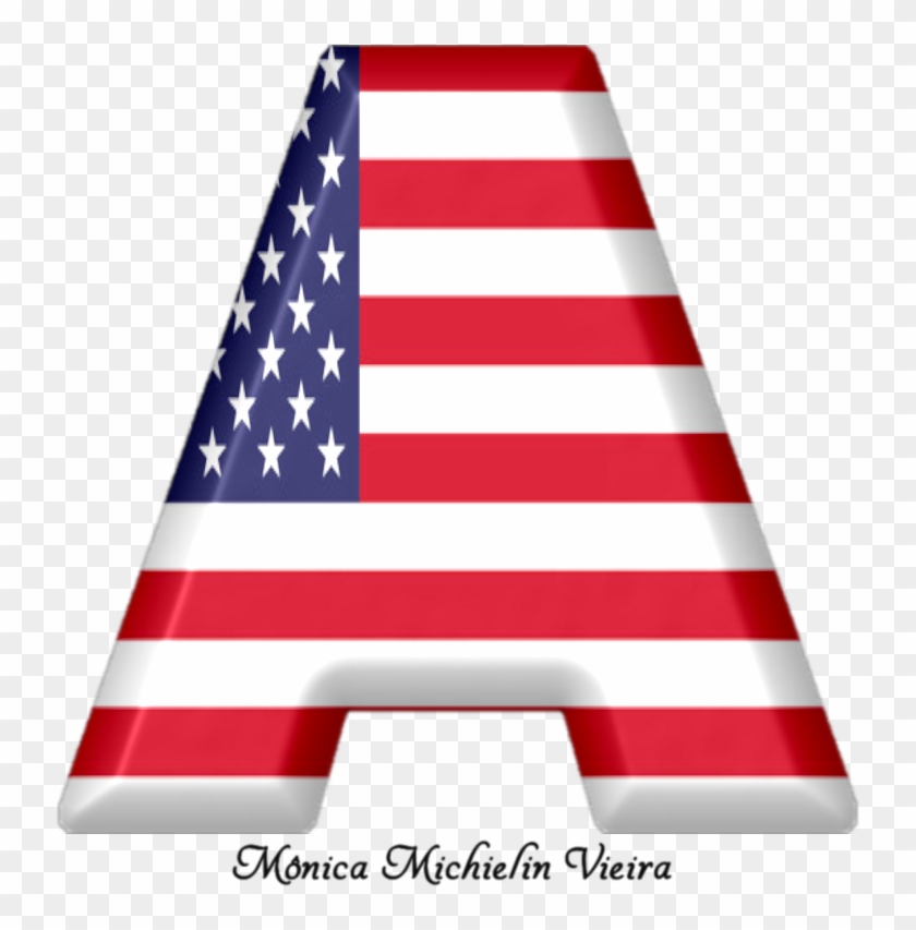 Alfabeto Da Bandeira Dos Estados Unidos Em Png - Us Iran Flag Clipart