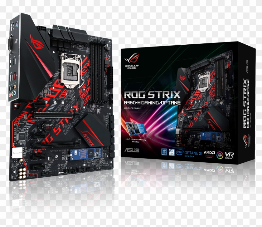 Now, The Influx Of New Motherboards Is Starting To - Rog Strix B360 H Fans Clipart