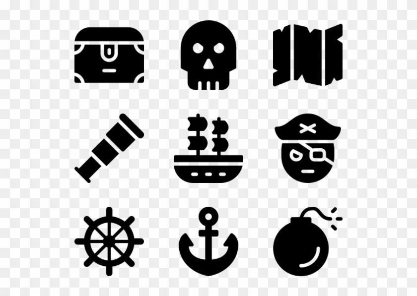 Pirates - Vector Icon Png Clipart #3333477