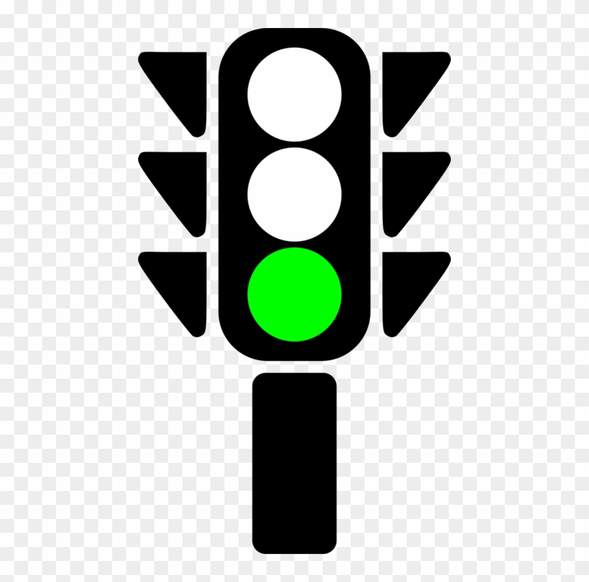 Traffic Light Green-light Computer Icons - Green Traffic Light Icon Clipart #3333527