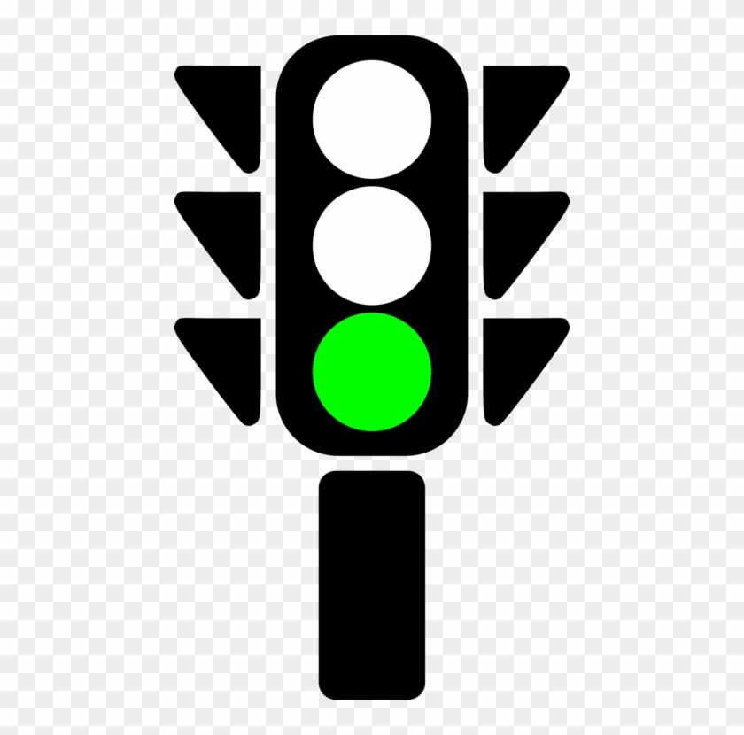 Traffic Light Green-light Computer Icons - Green Traffic Light Icon Clipart