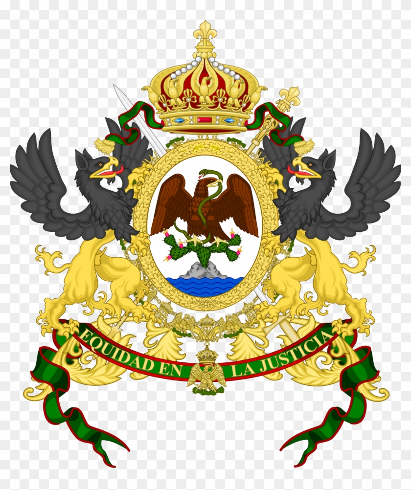 Escudo Del Segundo Imperio Mexicano Clipart