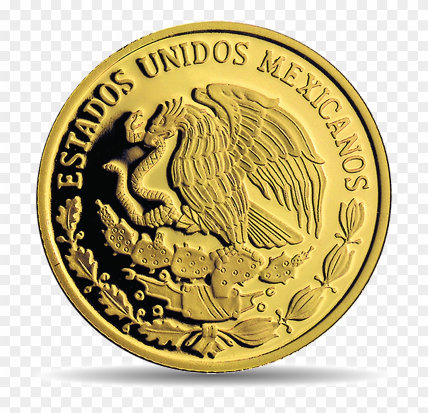 Escudo Nacional Mexicano Oro , Png Download - Moneda De Oro Mexico Clipart