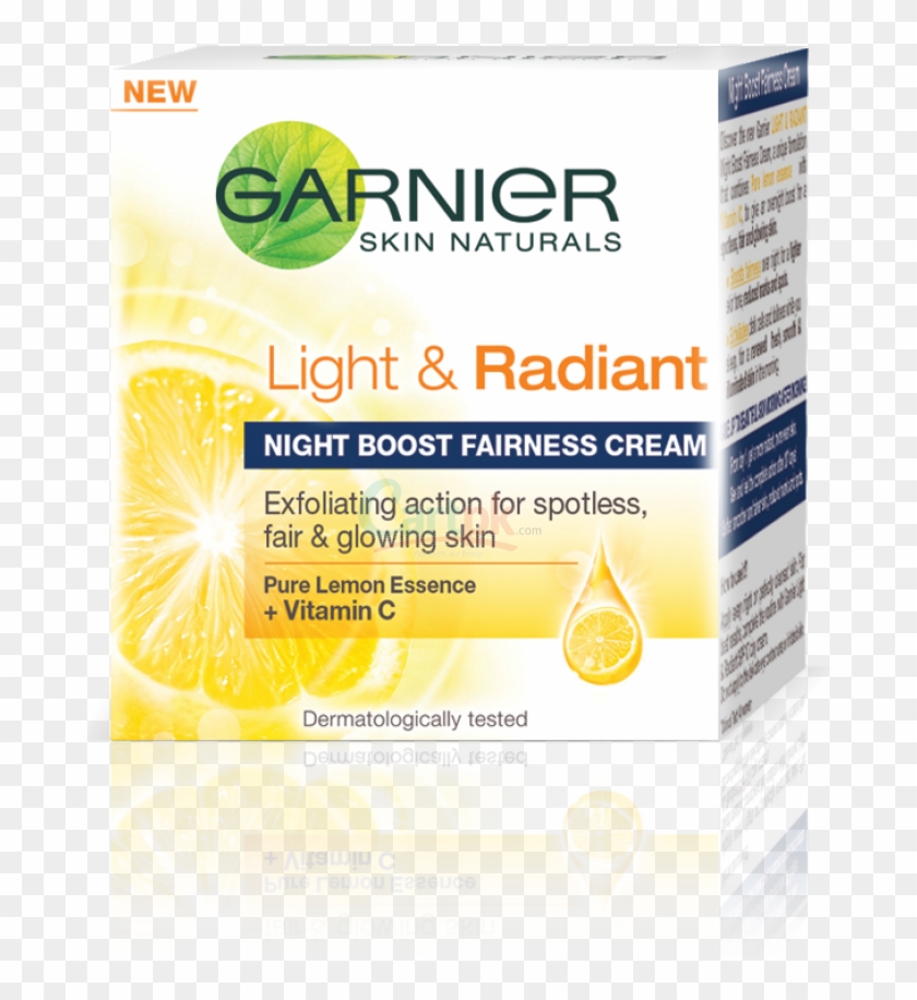 Garnier Skin Naturals Light And Radiant Night Cream - Garnier Clipart
