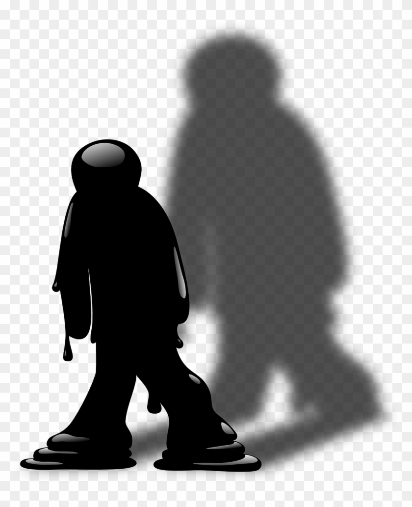 Man Figure Person Shadow Png Image - Melting Art Clipart