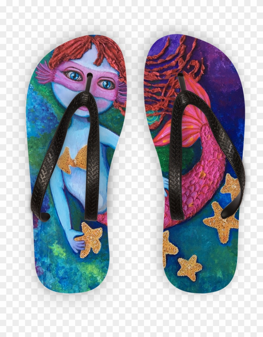 Sirena Fushia ﻿kids Flip Flops - Flip-flops Clipart #3336062