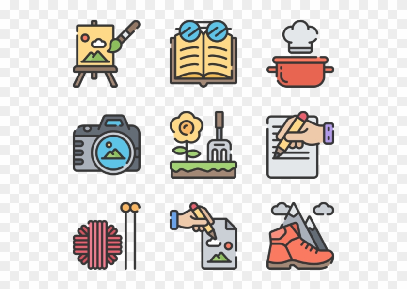 Hobby - Icon Color Friend Png Clipart #3336426