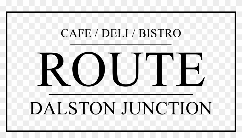 Route Cafe Logo - Calligraphy Clipart