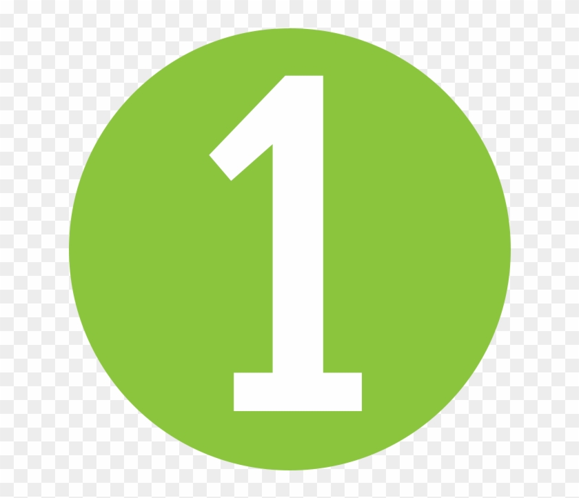 Number 1 Icon Green , Png Download - Number 1 Icon Green Clipart