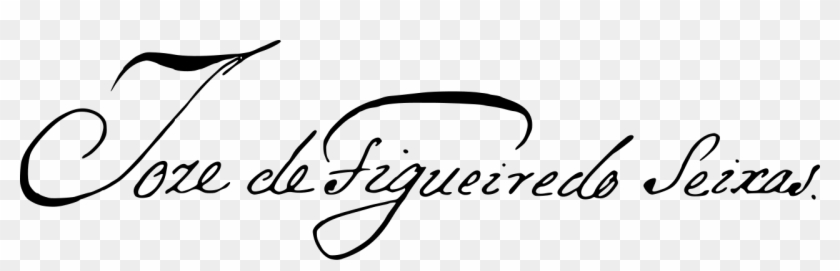 Assinatura José De Figueiredo Seixas - Assinatura Jose Clipart