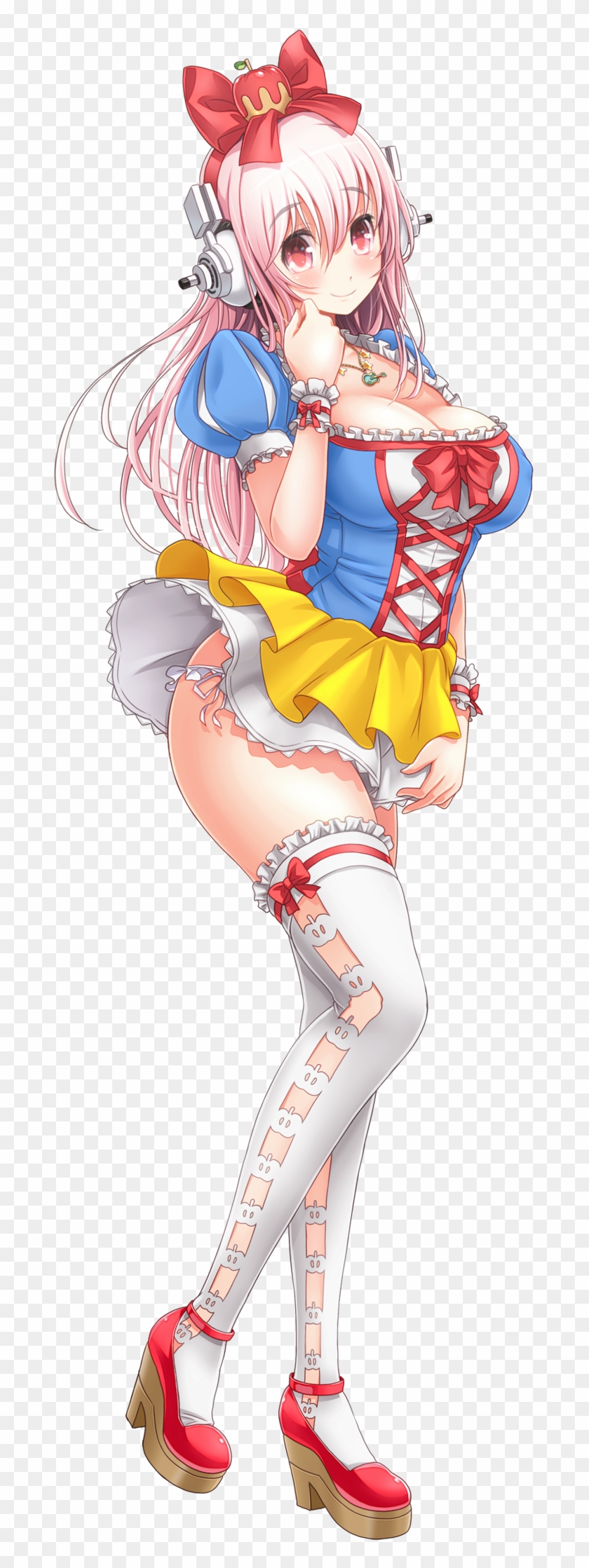 Image - Super Sonico Snow White Clipart #3337018