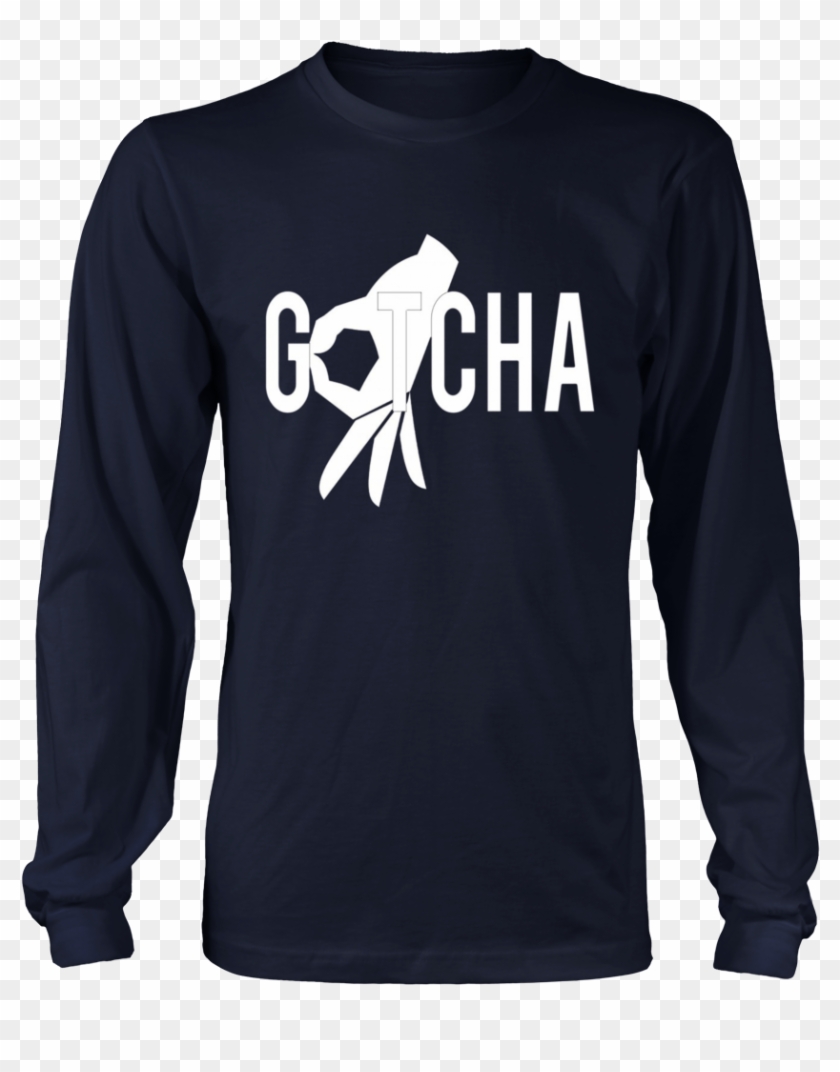 Gotcha Finger Circle Game Tee Shirt Hole Tempting Meme - Long-sleeved T-shirt Clipart
