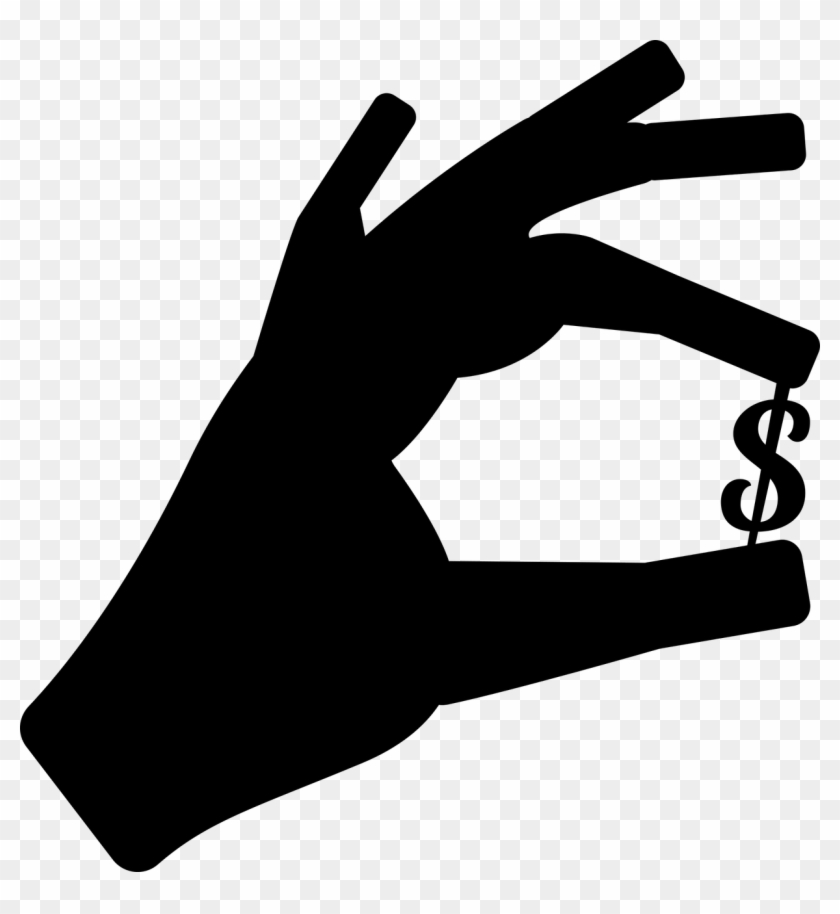 Icon,human Rights,meagre Wages,hand,money,free Vector - Human Right Freedom Clipart Black And White - Png Download #3337234