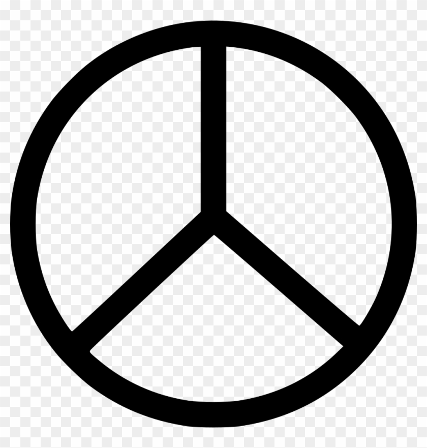Peace Sign Love Outdoor Outside Comments - White Peace Symbol Clipart