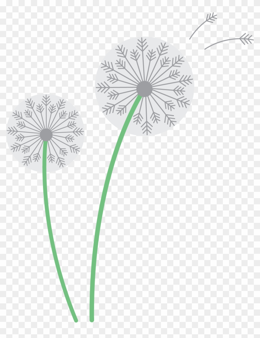 Dandelion White Clipart - Png Download #3337806