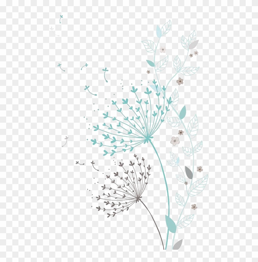 Colored Dandelion Png Hd - Dessins Fleurs De Îssenlit Clipart #3338026