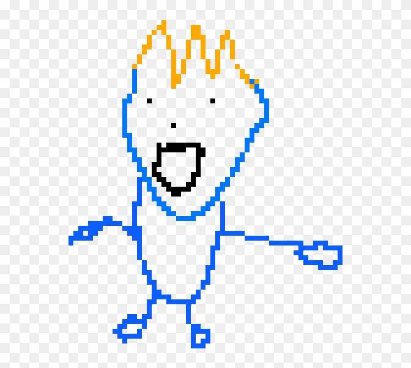 Fire Hair Guy Froom Dumb Ways To Die - Cartoon Clipart