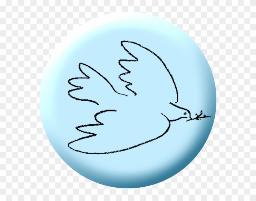 Un Avatar Inspirado En La Paloma De La Paz De Picasso - Picasso Dove Line Drawing Clipart