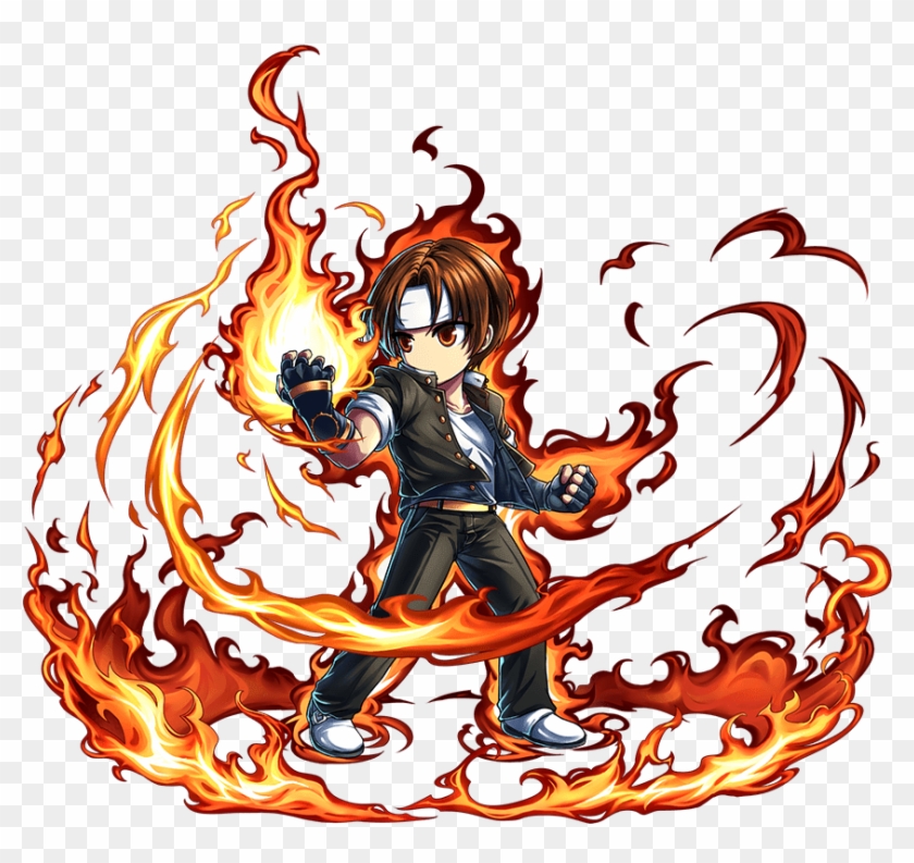 Kyo And Rugal 7-star Available For Free - King Of Fighters Brave Frontier Clipart #3338768