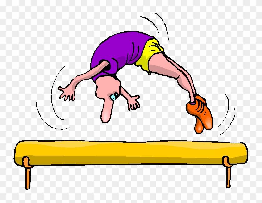 Flipped Classroom Clipart - Cartoon Pictures Of Gymnastics - Png Download