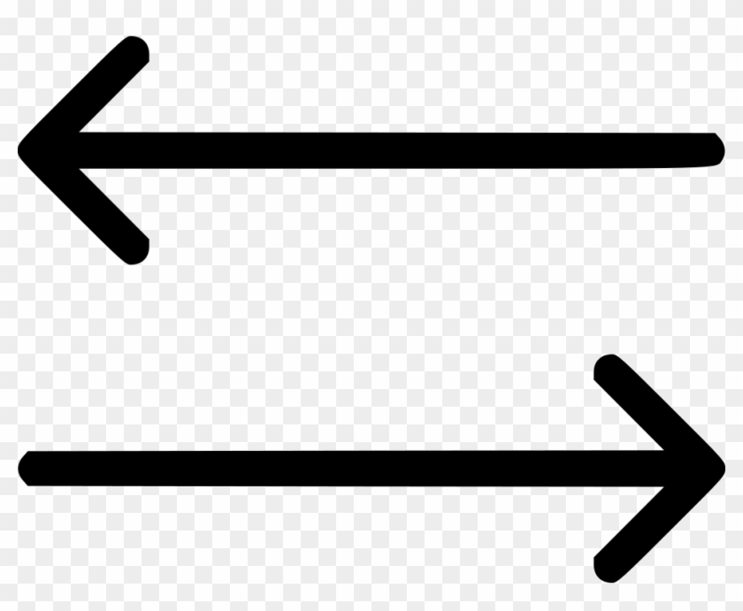 Arrows Directions Left Right Comments - Bidirectional Arrow Clipart