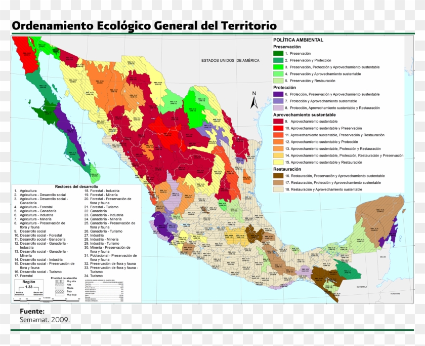 The Territory´s General Program Of Ecological Land-use - Atlas Clipart