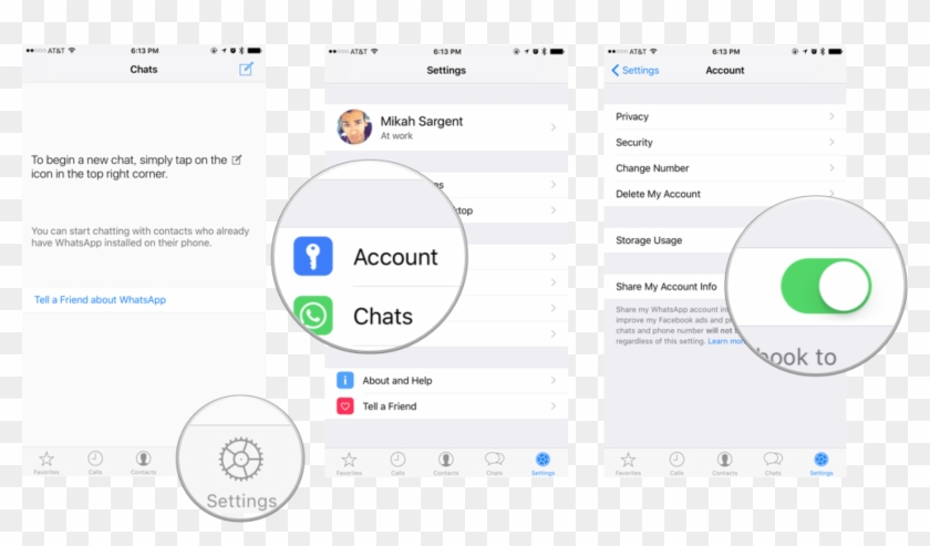 How To Stop Whatsapp From Sharing Your Number With - Whatsapp On Facebook Page Clipart
