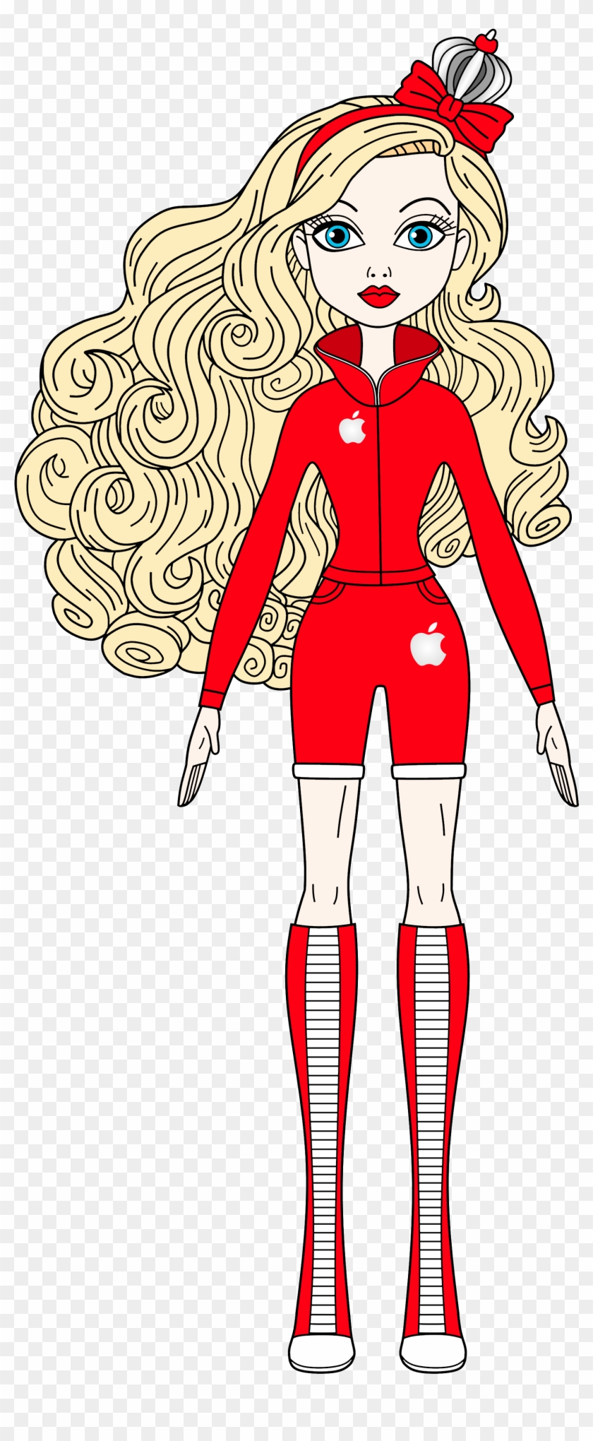 Ever After High Fondo De Pantalla Titled Manzana, Apple - Cartoon Clipart