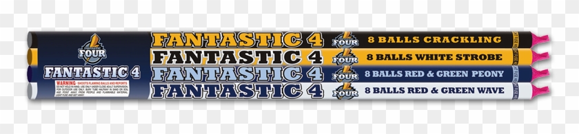 Keystone Fireworks, Fantastic 4, Roman Candle - Pencil Clipart #3340601