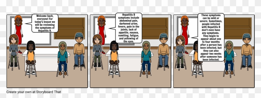 Hepatitis B Symptoms - Cartoon Clipart