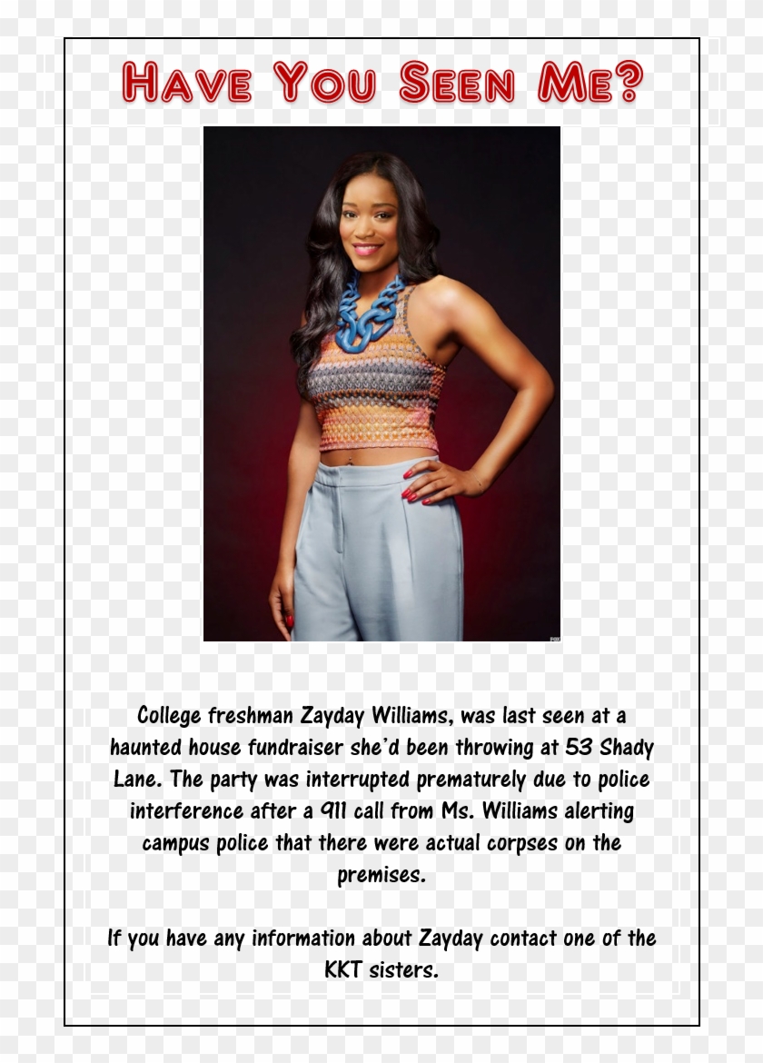 Scream Queens Fan Made Missing Poster - Girl Clipart #3341532