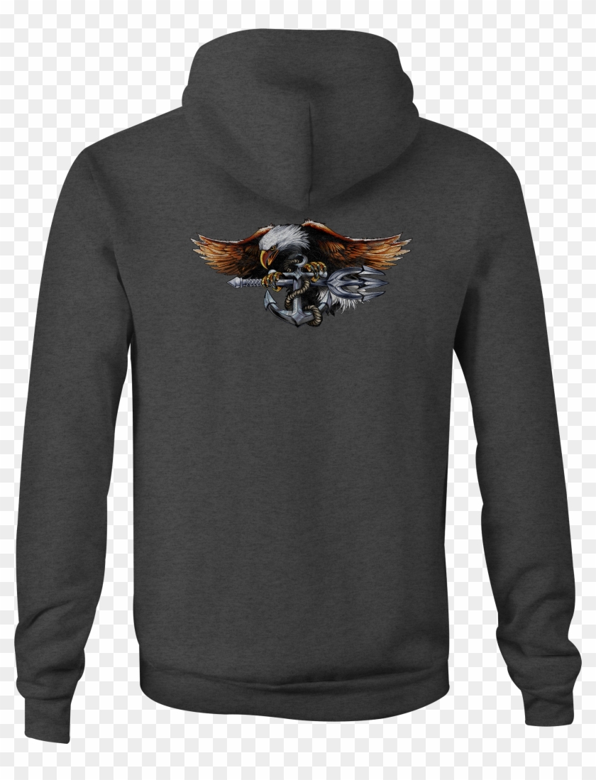 Image Is Loading Zip Up Hoodie Us Navy Anchor Hooded - Hoodie Clipart