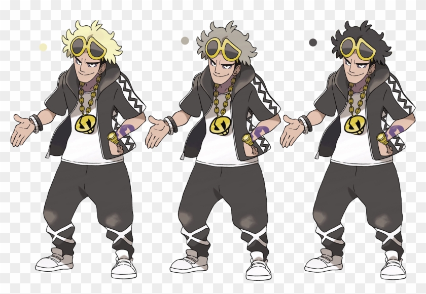 Pokémon Sun And Moon Pokémon Ultra Sun And Ultra Moon - Pokemon Sun All Hair Colors Clipart