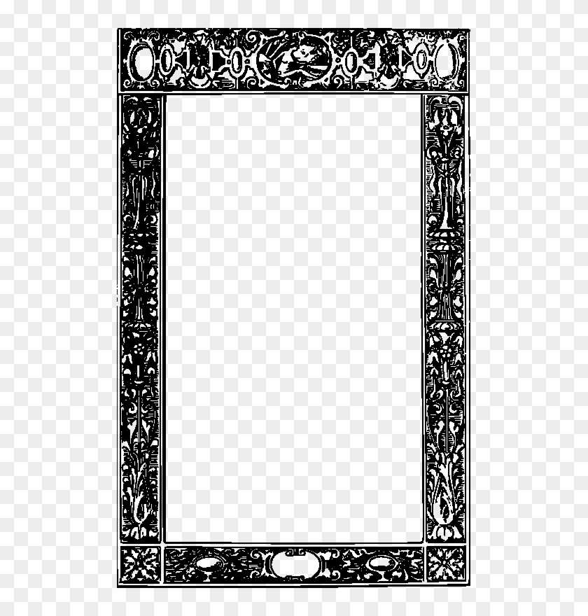 Input Vintage Curly Frame Clipart #3341767