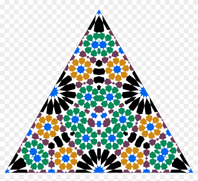 This Free Icons Png Design Of Seamless Alhambra Triangle - Triangle Clipart #3341878