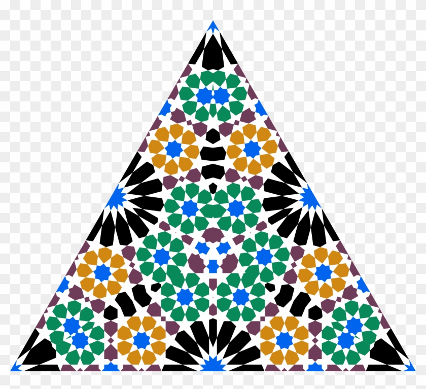 This Free Icons Png Design Of Seamless Alhambra Triangle - Triangle Clipart