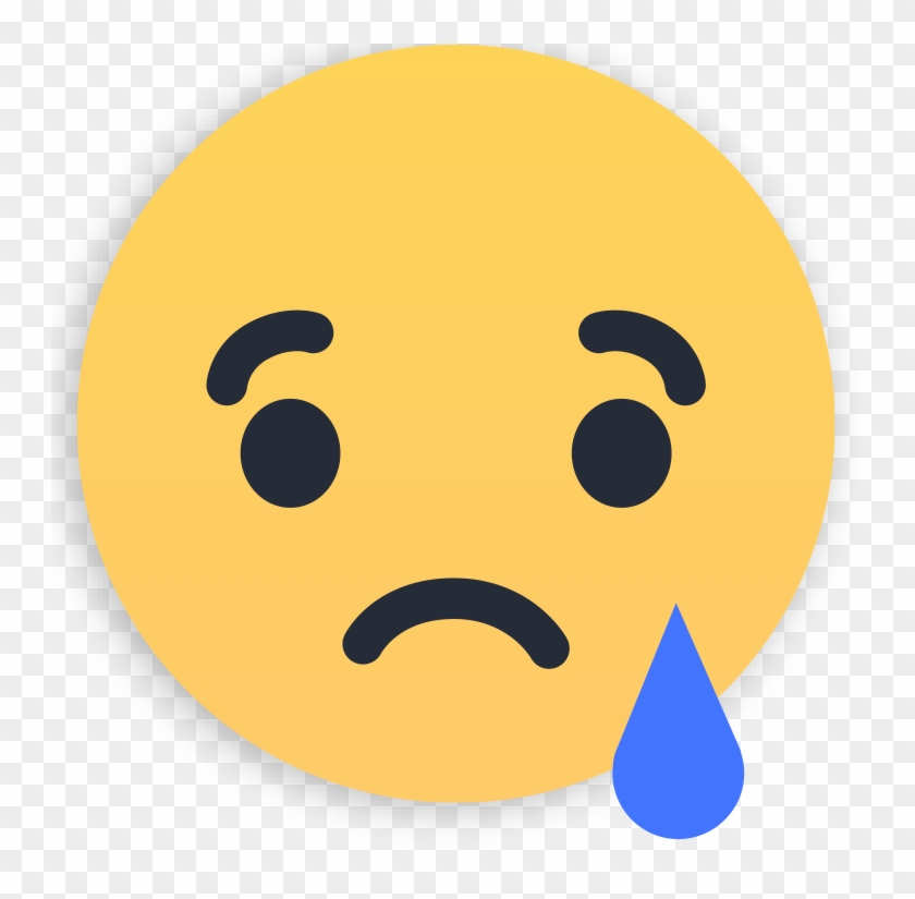 1 - Sad - Facebook Sad Icon Png Clipart #3342103