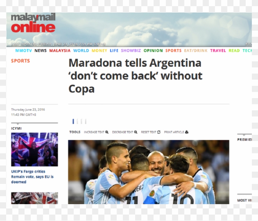 Hizo Eco En Todo El Mundo - Malay Mail Clipart