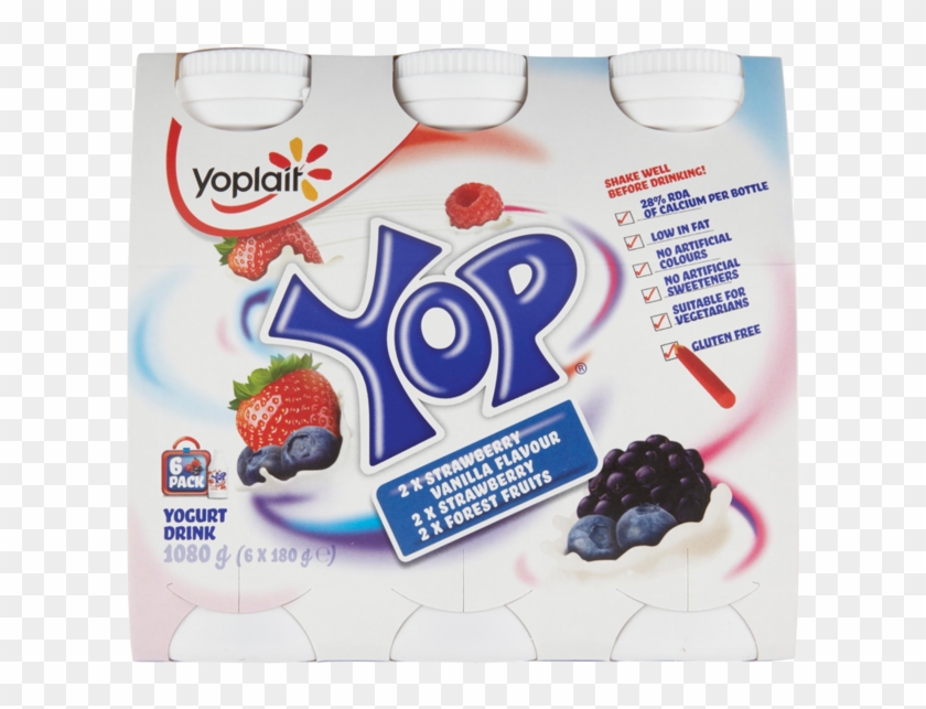 Yoplait Yop Variety Pack 6 X 180g - Yoplait Clipart #3343248