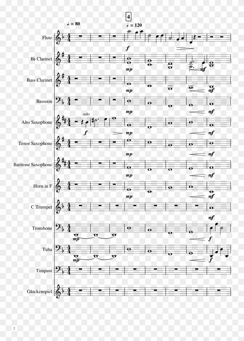 Ori And The Blind Forest Medley Sheet Music Composed - Highway To Hell Alto Saxophone Clipart